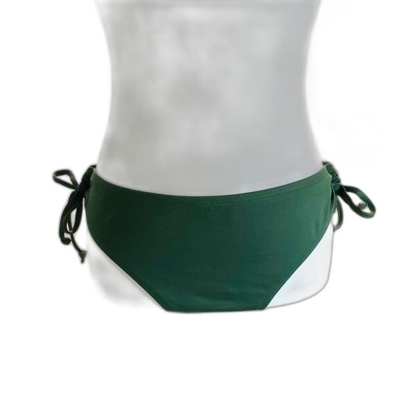 Kona Sol Bikini Bottom w/ Keyhole side ties, Palm Green, Size: XL - Picture 4 of 9
